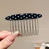 Pente invertido requintado e fofo para penteados estilo princesa, presilhas laterais para cabelo para mulheres, acessórios de cabelo com laço estilo coreano e presilhas de cabelo da moda para estilizar e arrumar fios soltos
