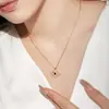 Collar Clásico Ojo del Diablo de Plata de Ley S925 para Mujer con Ojos Azules Incrustados de Diamantes, Cadena para Clavícula, Vendedor Popular en Amazon Aliexpress
