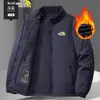 Ropa Exterior Gruesa Casual Holgada de Terciopelo para Hombres de Mediana Edad y Mayores Chaqueta Deportiva para Exteriores Dropshipping