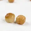 Raíz de Bodhi Natural Cuentas Sueltas Caqui Tallado DIY Pulsera de Cuentas Budistas Accesorios Adornos Todo Sale Bien Colgante Pequeño