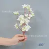 Tela de Seda de Flor de Durazno de Rama Corta Simulada Ramo Artificial Falso Escenario Floral de Boda Decoración de Escritorio para el Hogar Flor de Cerezo Transfronteriza