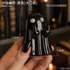 Fantasma criativo com dedo médio, ornamento fofo para mesa de escritório e casa, presente engraçado de Halloween, presente criativo