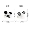 Novo acessório decorativo de coelho fofo de orelhas compridas com desenho animado tridimensional bordado e preenchido com algodão para acessórios de cabelo, bolsas e roupas DIY