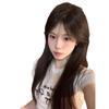 Camiseta de manga curta slim fit com decote redondo e estampa de laço de letras americanas para mulheres, boutique de roupas femininas