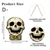 Colgantes de Madera 2D Lindos y Divertidos con Forma de Mascota para Halloween, Decoraciones de Atmósfera Festiva, Adornos Colgantes, Accesorios, Regalos