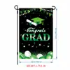 Bandera de Jardín de Temporada de Graduación Nueva Transfronteriza Bandera de Decoración para Ceremonia de Graduación Bandera de Atmósfera para Vacaciones al Aire Libre en el Patio