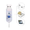 Cadena de luces de alambre de cobre con control remoto USB directo de fábrica Decoración para fiestas navideñas y bodas Luces de colores de estrella de alambre de cobre LED