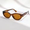Gafas de sol con montura ovalada, estilo europeo y americano, con luz avanzada, de lujo, estilo retro, con protección UV, 212 2063