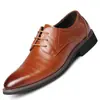 Zapatos de Hombre de Talla Grande Transfronterizos Suela Blanda Casual de Negocios Piel Genuina Formales para Oficina Zapatos para Padrinos de Boda Zapatos de Moda para Citas