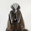 Bufanda de Seda para Comercio Exterior Pañuelo para la Cabeza Pañuelo Cuadrado Pequeño Chal con Patrón de Espiga Artístico Bufanda Versátil de Moda para Primavera y Otoño Pedir desde una pieza