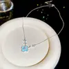 Collar de Mariposa con Pedrería Único y Versátil, Accesorio de Moda para el Día a Día, Cadena Elegante para la Clavícula para el Trabajo, Collar de Lujo Ligero de Alta Gama al por Mayor