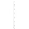 Pegatina Minimalista Transparente para Medir Altura, Hoja Completa Sin Empalmes, Escala Precisa, Universal para Puerta y Pared, Impermeable, Pegatina de Medición de Altura Sin Dejar Rastro