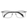 11488 Gafas de Lectura Gafas para Miopía Montura de Gafas Tapa abatible Montura Pura de Titanio Gafas abatibles para Rostro Grande de Negocio Anti-Luz Azul para Hombre