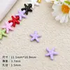 Acessórios coloridos de estrela-do-mar em liga oceânica pintados, materiais para corrente de celular DIY, acessórios de cabelo, enfeites artesanais de estrela de cinco pontas