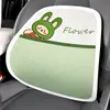 2026 Novos Acessórios para Carro Conjunto de Coelho Branco e Verde Tapete Quadrado Universal