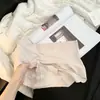 Pantaletas de Felpa Elástica de Tallas Grandes para Mujer, Amigables con la Piel, Bloqueo de Color Simple, Estampado de Letras, Tiro Medio, Bragas para Damas, Entrepierna Antibacteriana 10A