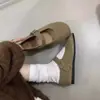 ALILOVERS Zapatos Mary Jane Redondos de Cuero Genuino Estilo Mori Retro para Mujer Primavera y Otoño Versátiles para el Trabajo Planos de Boca Baja de una Sola Capa