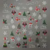 Wangyuan Adesivos de Unha Papai Noel Rena Boneco de Neve Floco de Neve Árvore de Natal Decoração de Unha Decalques Ponto Venda Atacado