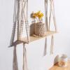 Ins Estilo Tecido Armazenamento Rack Estante Decoração Homestay Home Tábua de Madeira Decoração de Parede Bay Janela Varanda Armazenamento Rack Presente