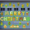 Ímãs de Natal Mais Quentes da Amazon Decoração de Natal Letras Formato de Lâmpada Ímãs para Geladeira Carro Porta de Garagem