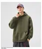 Roupas Masculinas Fengshe / Moletom com Capuz, Bolso Grande, Estilo Retrô Japonês, Nova Coleção Primavera e Outono, Cor Sólida, Versátil, Para Estudantes, Marca Tendência