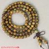 Pulsera de sándalo verde 108 cuentas rosario sándalo para hombre y mujer pulsera multicírculo 6/8MM suministro directo fábrica mayoreo