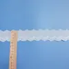 Renda de Algodão, Linha de Algodão, Renda Bordada Perfurada de Lado Único, Acessórios para Saia de Roupa Infantil, Tiara, Acessórios de Renda Solúveis em Água, Renda