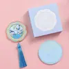 Fabricante Espejo de Mano Pequeño Fresco Espejo de Maquillaje Celebridad de Internet Panda Souvenir Cultural y Creativo de Xi'an Artesanías de Viaje Venta al por Mayor