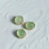 Ajuste de Gema de Ágata Ametista em Cobre Fundido com Quatro Garras