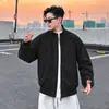 Chaqueta Bomber Corta de Calle Transfronteriza Béisbol Casual Deporte Moda Cuello Alto Versátil Ropa Exterior para Pareja