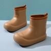 Botas de lluvia para exteriores de suela gruesa antideslizantes que aumentan la altura combinan con todo impermeables ligeras resistentes al desgaste que conservan el calor de caña alta para commuting zapatos de agua para mujer
