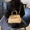 Bolsa de Design de Nicho para Mulheres Verão 2025 Nova Moda Bolsa Platina Versátil Bolsa de Ombro Ins Bolsa Transversal
