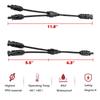 1 par de conector fotovoltaico tipo Y com conector TUVmc4 1000V/30A