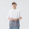 Polo de Manga Corta para Hombre con Cuello Vuelto Camiseta Color Degradado