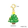 Colgantes de Joyería Transfronterizos Colgantes Navideños DIY Colgantes Lindos Accesorios Acero Inoxidable Chapado en Oro de 18K Accesorios de Joyería