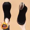 Botines Chelsea con Forro Polar Modernos Mate de Plataforma con Punta Ancha Botas Martin para Mujer 2025 Nuevo Otoño e Invierno