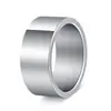 Moda Europea y Americana Transfronteriza Estilo Minimalista Acero Inoxidable Joyería para Parejas Anillo Liso de 4 mm, 6 mm, 8 mm Set de Accesorios para Manos