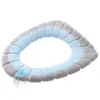 Cojín Portátil para Asiento de Inodoro Otoño e Invierno Tejido Junta para Inodoro Cubierta de Inodoro Lavable Engrosada Cubierta de Inodoro Todo Incluido