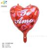 Nuevo globo de aluminio de 18 pulgadas con forma de corazón español con confesión romántica Te amo globo de decoración de fiesta de cortejo del Día de San Valentín