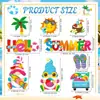 Pegatinas para Coche de Crucero Tropical de Verano en la Costa, Pegatinas Magnéticas, Pegatinas Decorativas de Dibujos Animados, Pegatinas para Fiesta, Pegatinas Navideñas, Refrigerador