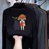 Camada base feminina com gola alta e forro de fleece, novo estilo outono/inverno 2026, camiseta interna de manga comprida, top com forro de fleece para crianças mais velhas