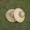 Campesinos verano al aire libre trabajo lluvia protección sombrero de paja fresco ala ancha recolección de té pesca ligero protección solar punta superior sombrero cónico