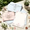 Set de Papel de Carta Romántico de Mariposas Papel de Carta Creativo Bendición Regalo Conmemorativo Mensaje Manuscrito Papel de Carta de Alto Valor Tarjeta de Felicitación