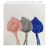 Gorro para Bebé Otoño e Invierno Estilo Coreano Color Sólido Punta de Chupete Gorro Puntiagudo Lindo Súper Lindo Protección para Orejas de Bebé Niño y Niña Capucha de Moda