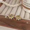Pendientes de Tablero de Ajedrez Blanco y Negro 2025 Lujo Accesible Gama Alta Exquisitos Pendientes Fríos Diseño de Nicho Pendientes de Moda