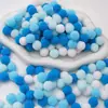 Poliéster Color Alta Elasticidad Pompon Bola de Felpa Pequeña Niños de Jardín de Infancia DIY Decoración Hecha a Mano Material Accesorios Pompon Pequeño