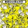 Mini tachuelas de garra de colores en forma de corazón y pentagrama, cuentas de garra pintadas, tachuelas de garra decorativas DIY para ropa de muñeca BJD, accesorios hechos a mano