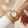 Superventas Transfronterizo Mismo Estilo que la Emperatriz Viuda Hueso de Serpiente Reloj de Mujer Personalidad Sencilla Pitaya Saturno Reloj de Pulsera de Cuarzo