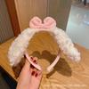 Diadema de Perro de Orejas Grandes Super Linda de Dibujos Animados de Felpa para Lavar la Cara Niña Corazón Diadema de Perro Canela Horquilla Venta Accesorios para el Cabello Lindos Tocado
