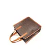 Bolsa de Compras Impermeável para Deslocamento, Bolsa de Mão Simples e Elegante para Trabalho, Uso Estudantil, Bolsa de Mão com Letras para Livros Didáticos, Bolsa de Mão para Sair